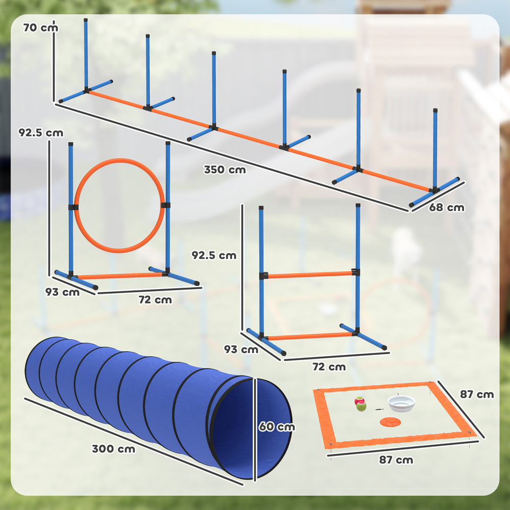 PawHut 8 Piece Dog Agility Training Equipment Image 9