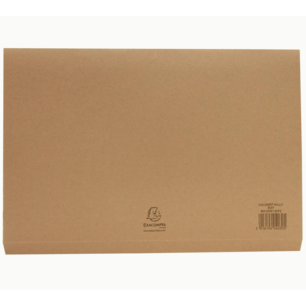 Exacompta Guildhall Buff A4+ Manilla Document Wallet 50 Pack Image 4