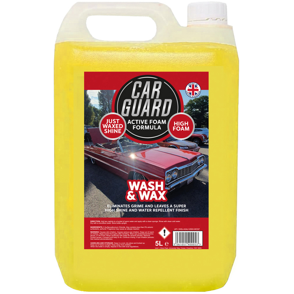 Car Guard Wash and Wax 5L 2 Pack Image 2