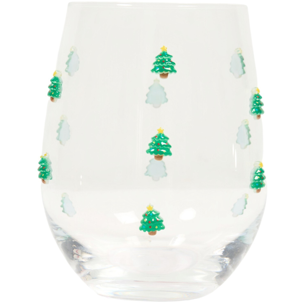 Tree or Santa Icon Tumbler Glass Image 5