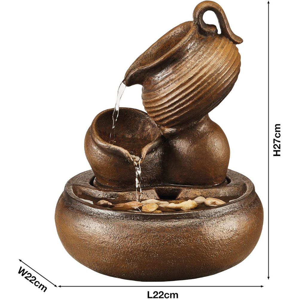 Serenity Tipping Pots Water Feature Image 4
