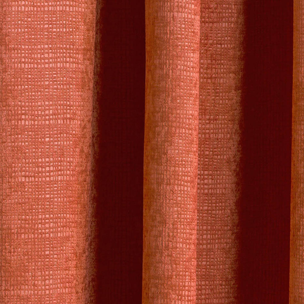Enhanced Living Matrix Orange Thermal Pencil Pleat Readymade Curtains 117 x 229cm Image 2
