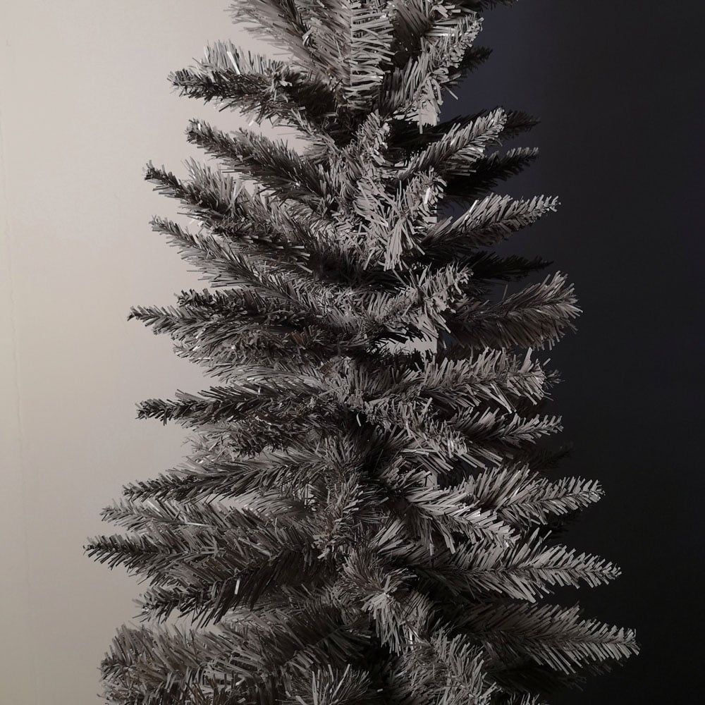 Samuel Alexander Grey Pencil Pine Slim Artificial Christmas Tree 6ft Image 3