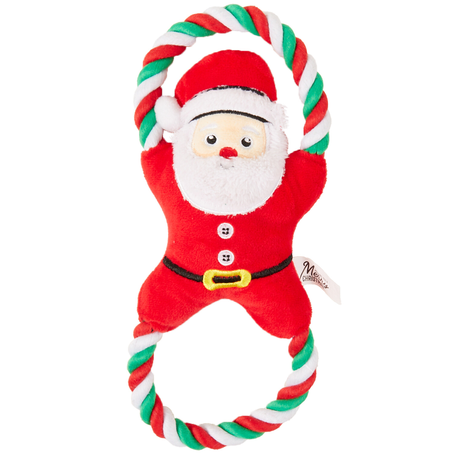 Santa Rope Toy for Dogs - Multicolour Image 1