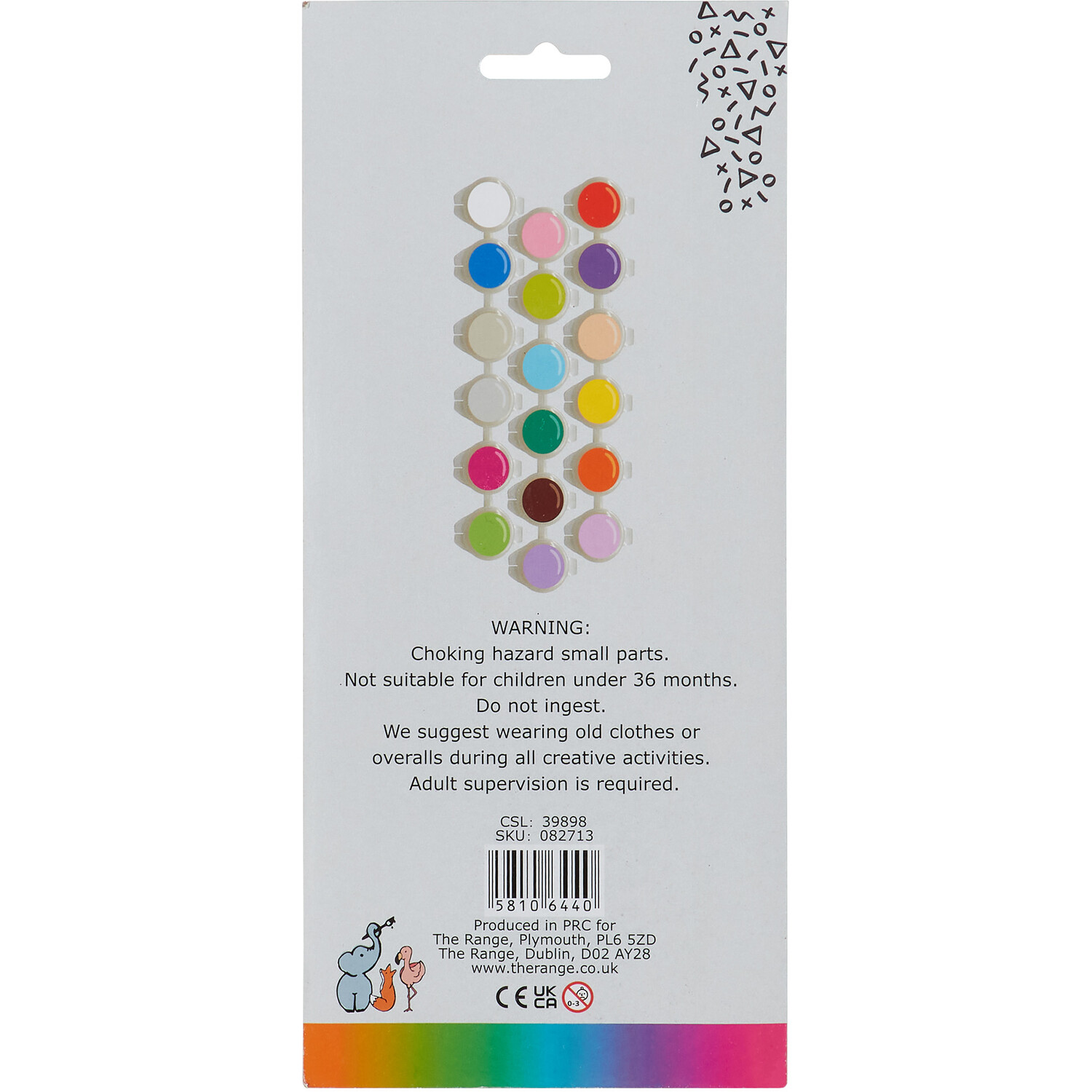 Crafty Club Multi Colour Acrylic Paint Set Image 3
