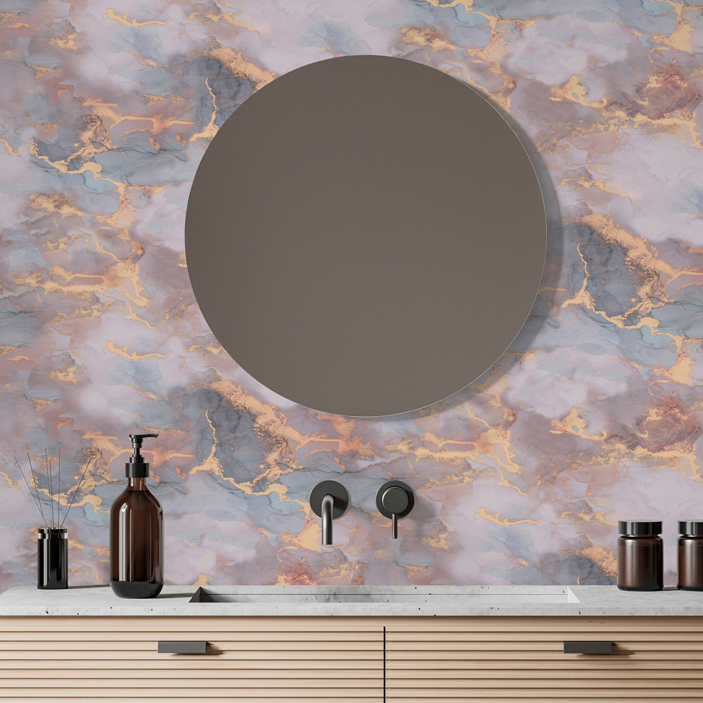 Arthouse Myriad Marble Pink Wallpaper Image 5
