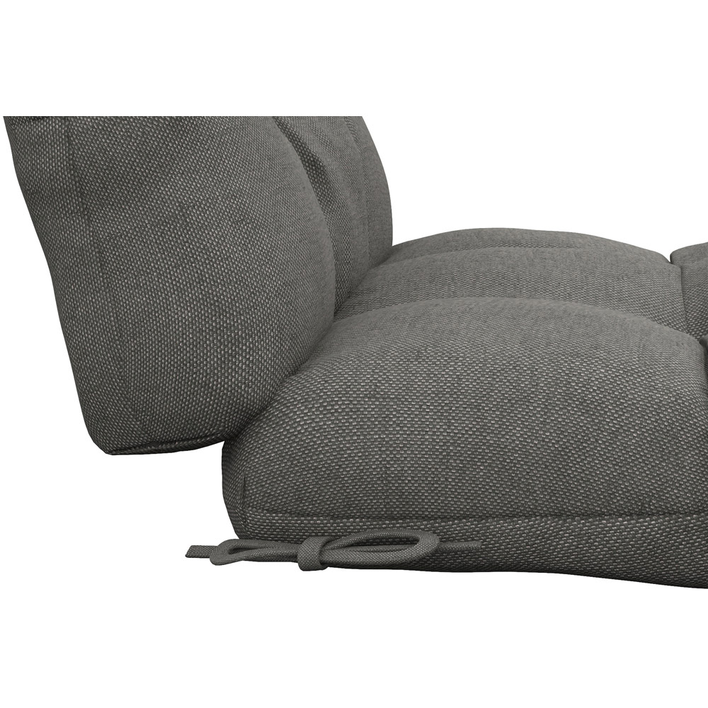 Outsunny Charcoal Grey 2 Piece Back and Seat Replacement Cushion 51 x 56cm Image 3