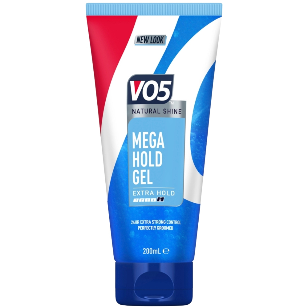 VO5 Natural Shine 72H Slick Styles Long-Lasting Weatherproof Mega Hold Hair Gel 200ml 6 Pack Image 2
