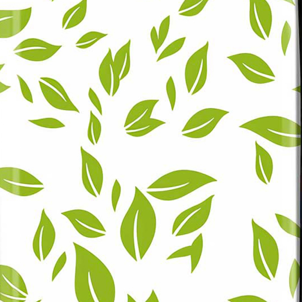 Warren Reed Designer Cabin Green Leaves Suitcase Image 3