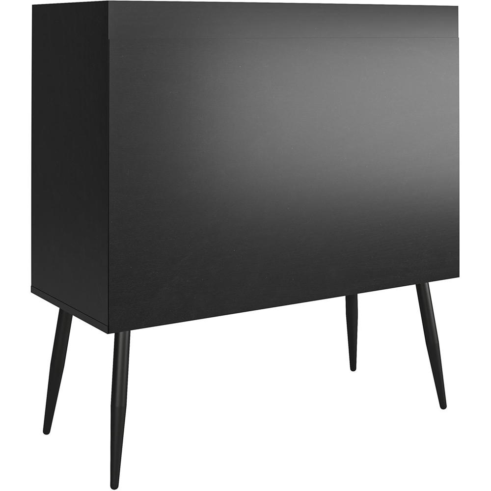 Dorel Copley 2 Door 2 Shelf Black Oak Bar Cabinet Image 6