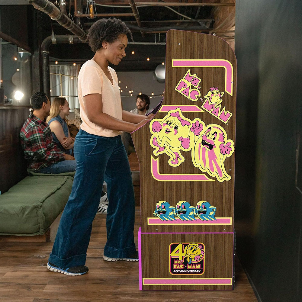 Arcade1Up Ms. Pac-Man 40th Anniversary Arcade Machine Image 2