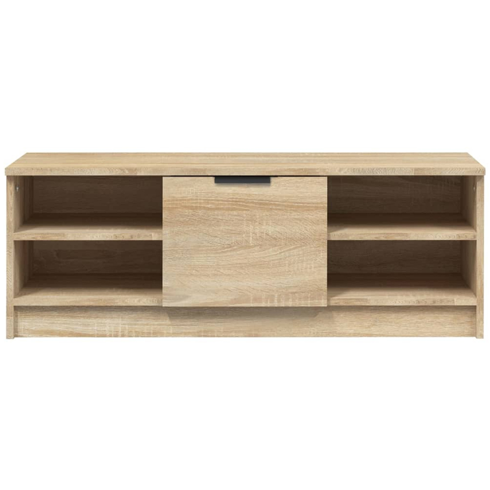 vidaXL Single Door 4 Shelf Sonoma Oak TV Cabinet Image 5