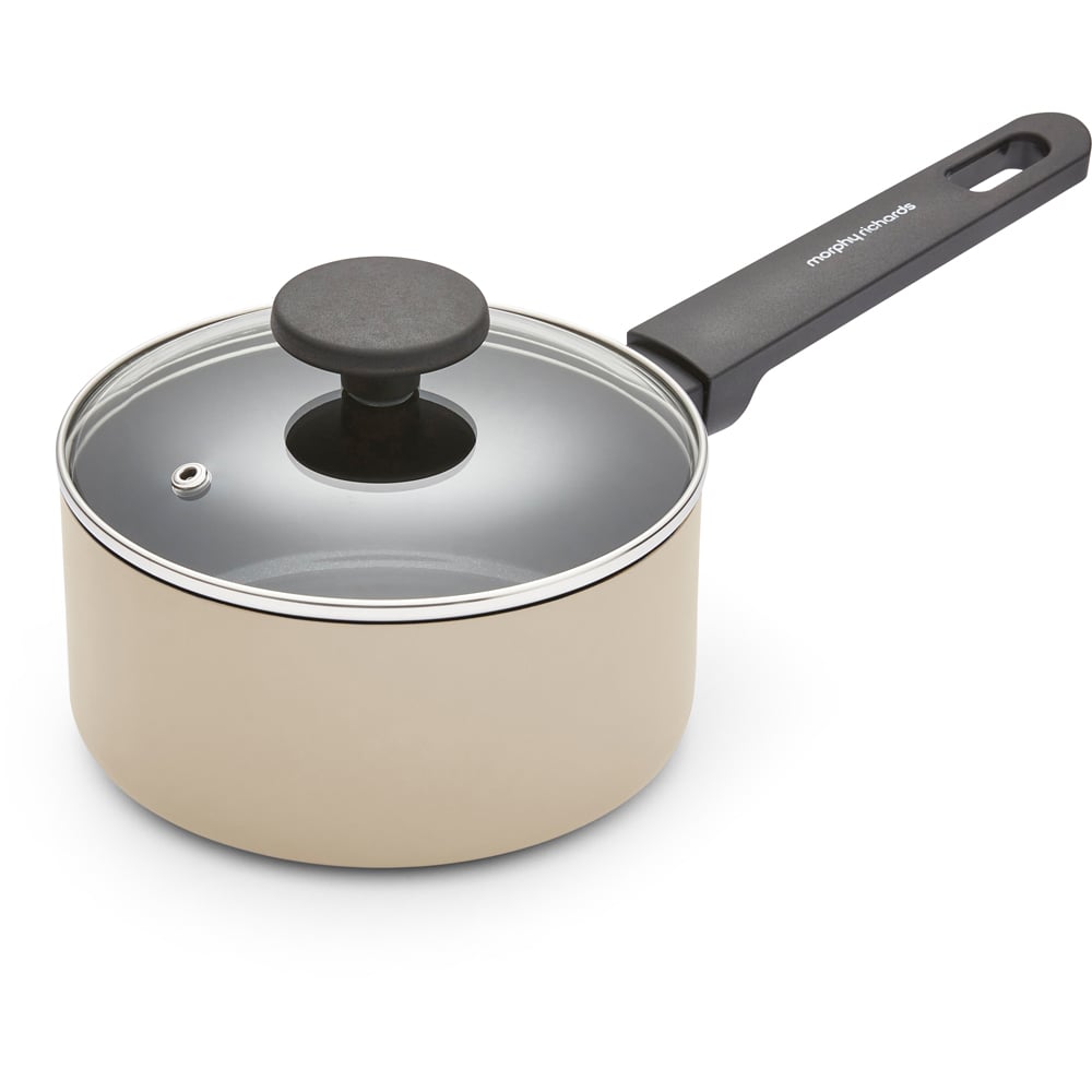 Morphy Richards Cream Recycled Aluminium 5 Piece Saucepan Set Image 4