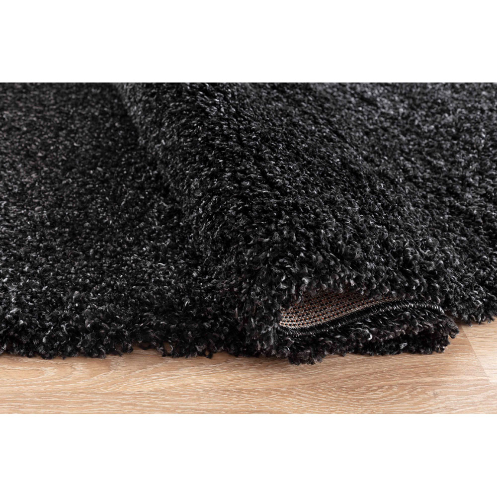 Desire Rugs Oxford Anthracite Plain Shaggy Rug 200 x 290cm Image 3