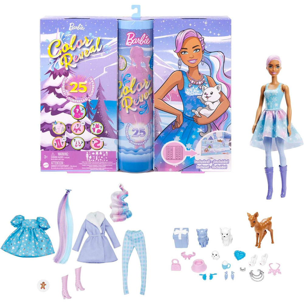 Barbie Colour Reveal Advent Calendar Pink Image 2