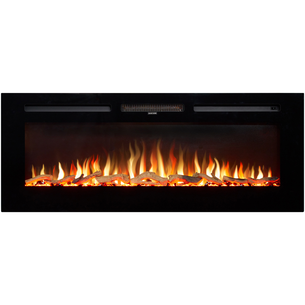 Adam Orlando Inset Wall Mounted Electric Inset Fire 50 inch Image 3
