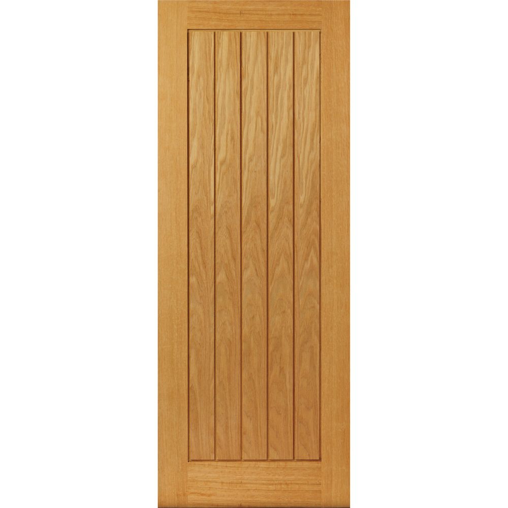 JB Kind Thames Oak Veneered Finished Internal Door 2040 x 726mm Image 1