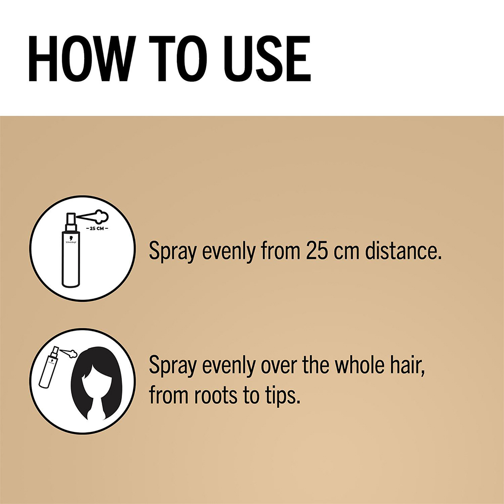 Schwarzkopf Keratin Heat Spray 200ml 3 Pack Image 4