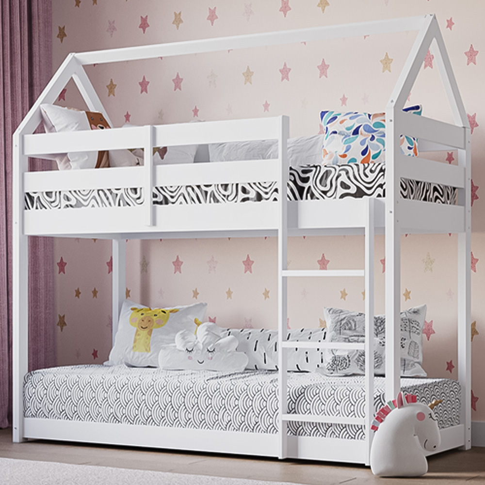 Flair Sasa Shorty White Play House Bunk Bed Image 1