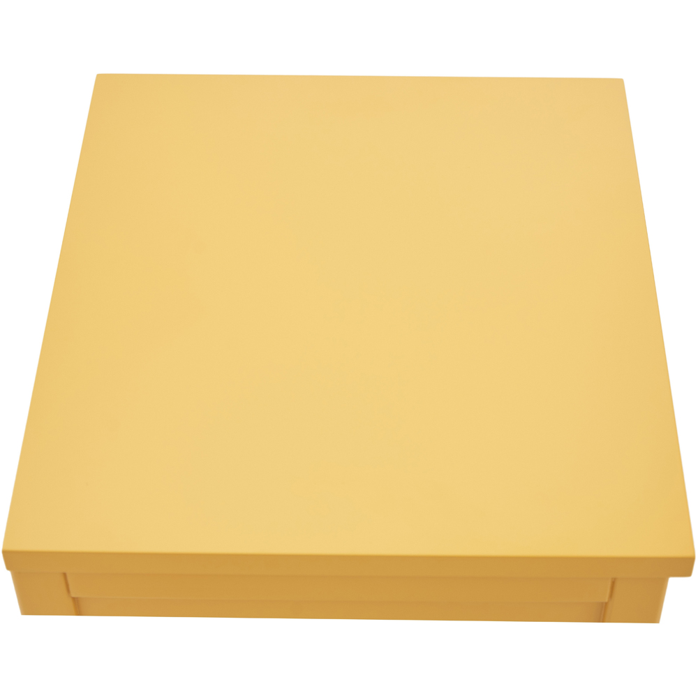 Monti Single Door Single Drawer Mustard Bedside Table Image 7