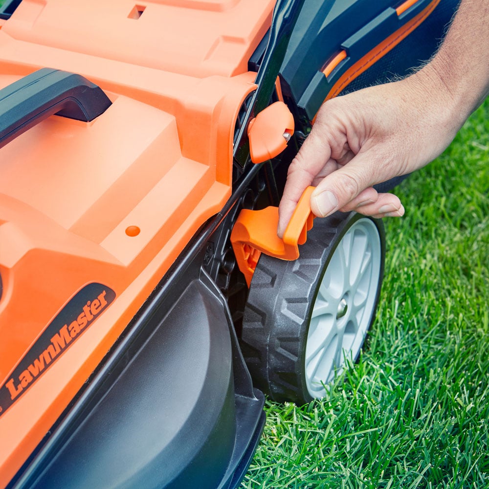 LawnMaster MX 24V 34cm Cordless Lawnmower with Battery Image 5