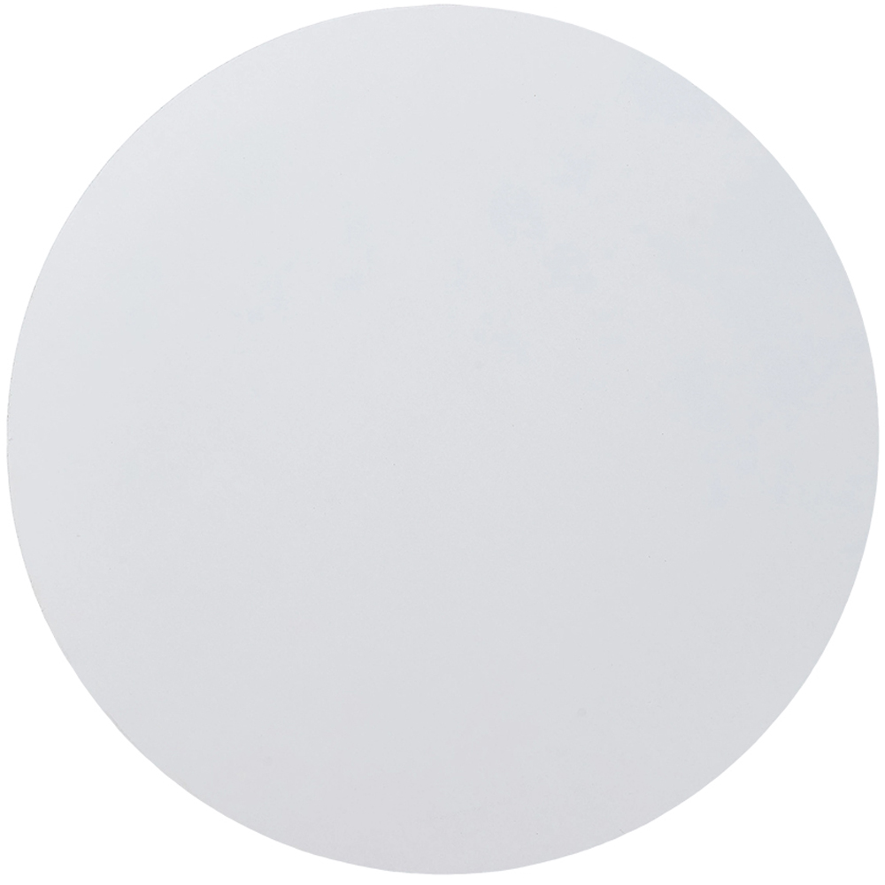 Living and Home 2 Seater Round Dining Table with Metal Base White Image 4