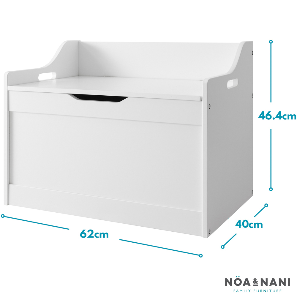 Noa and Nani Lola White Toy Storage Organiser Image 7