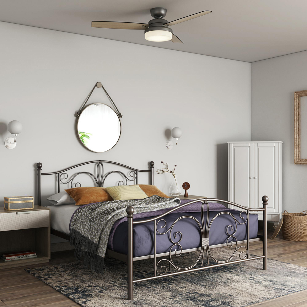 Dorel Bombay Double Bronze Metal Bed Frame Image 5