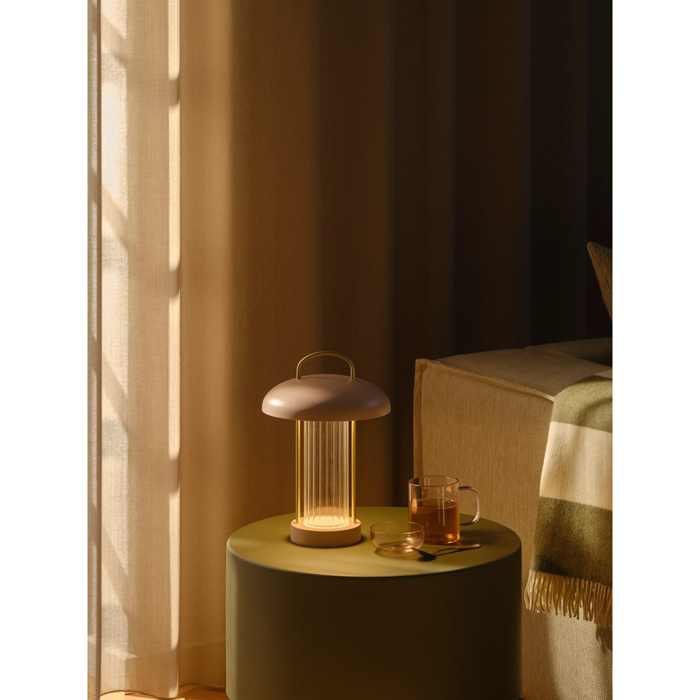 Nordlux Mirano 150 Lumens Dusty Rose Portable LED Table Lamp Image 7