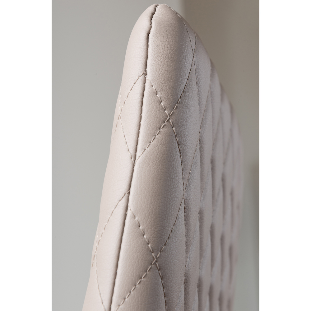 Furniturebox Valera Set of 4 Cappuccino and Black Faux Leather Dining Chair Image 7