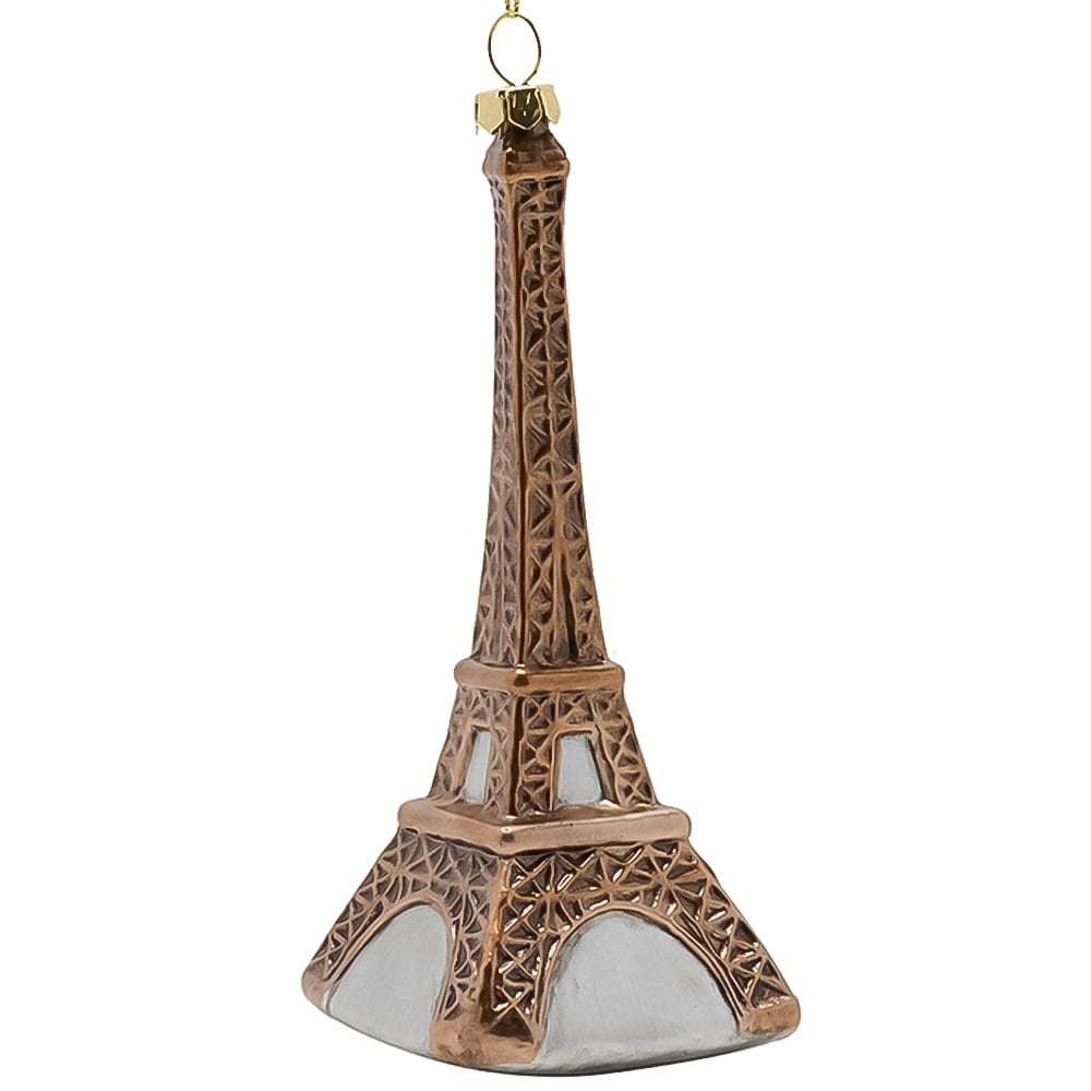 The Seasonal Gift Co Eiffel Tower Hanging Tree Decoration 23cm Image 2