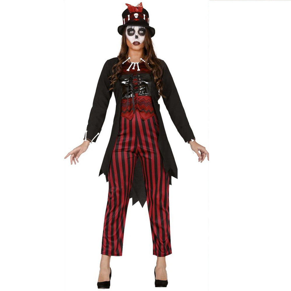 Fiestas Guirca Adult Voodoo Witch Black and Red Halloween Costume Extra Large Image 1