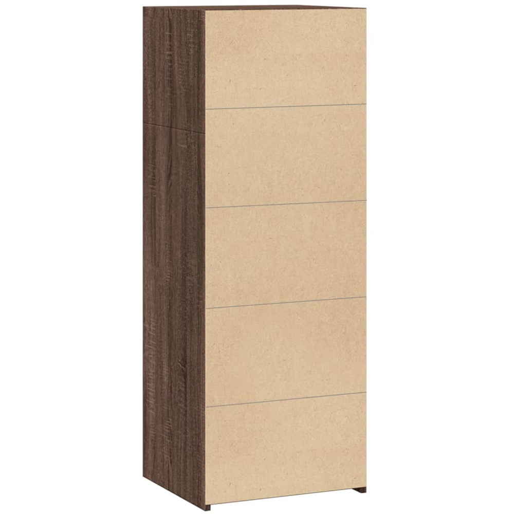 vidaXL 4 Shelf Brown Oak Highboard Image 6