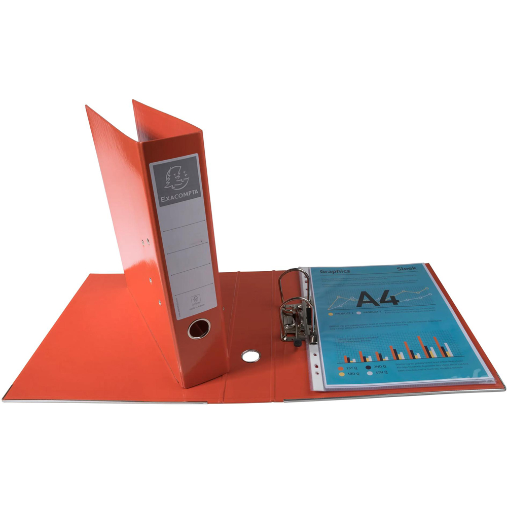 Exacompta Iderama PremTouch A4 Multicolour Lever Arch File 10 Pack Image 4