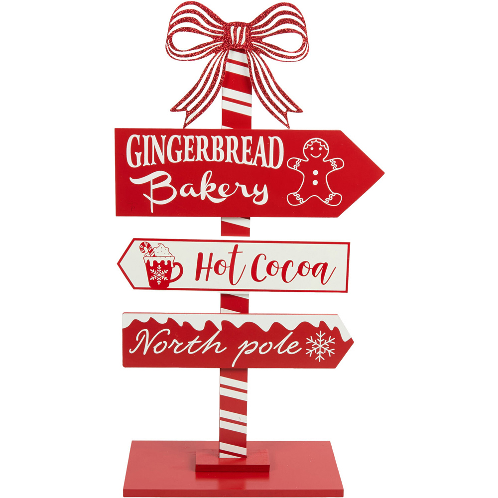 Candy Cane Bakery Lane Sign Image 3