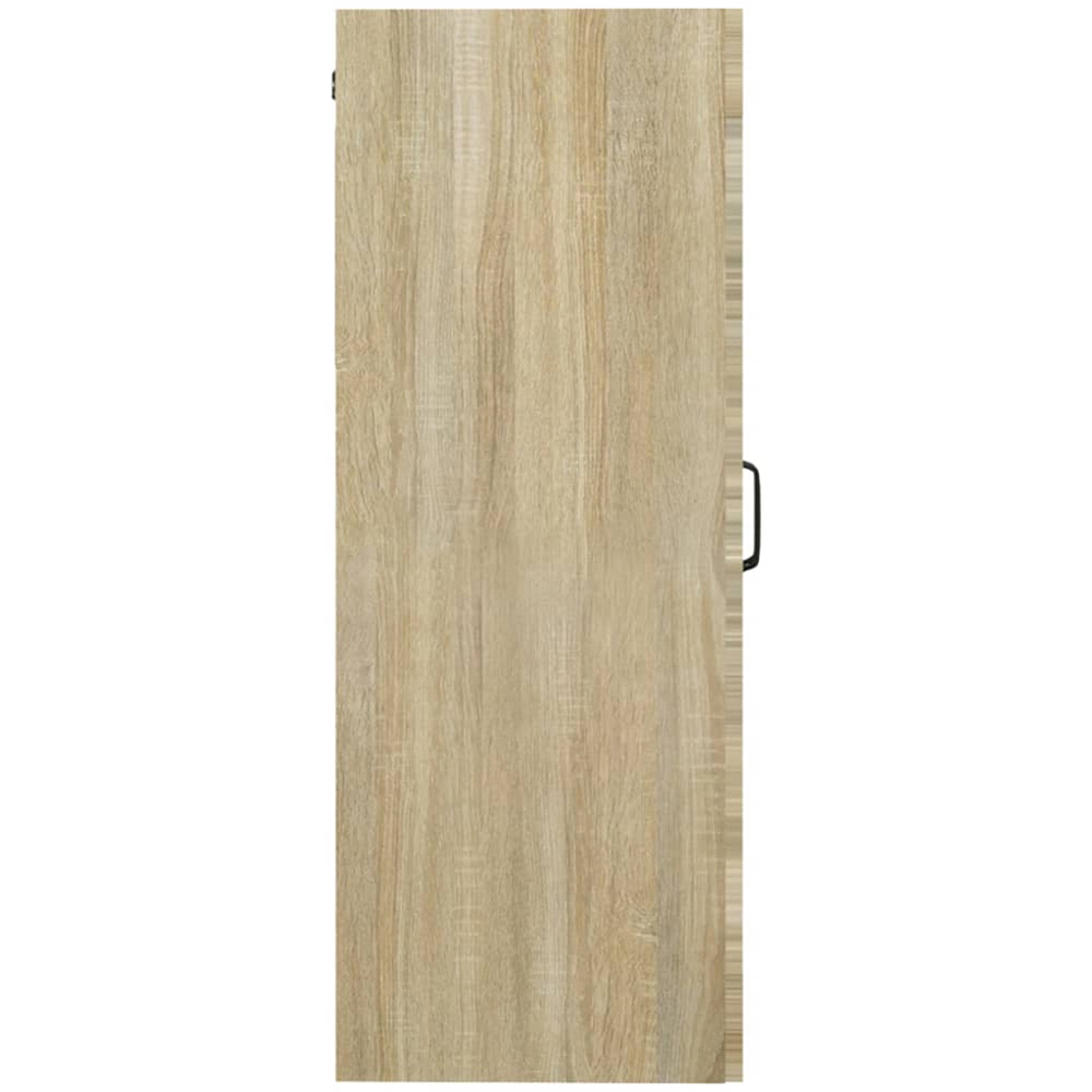 vidaXL 2 Door 3 Shelf Brown Sonoma Oak Hanging Wall Cabinet Image 4
