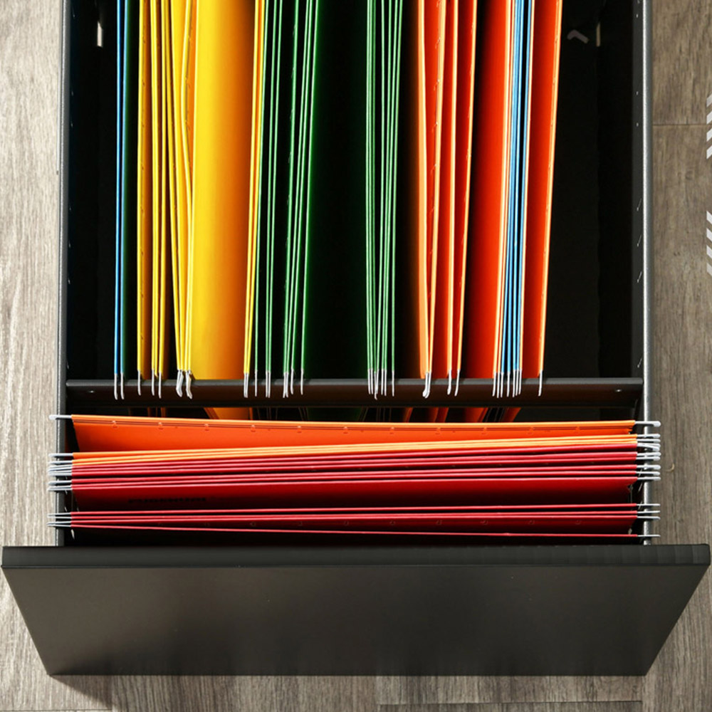 Vinsetto Black Home Filing Cabinet Image 5