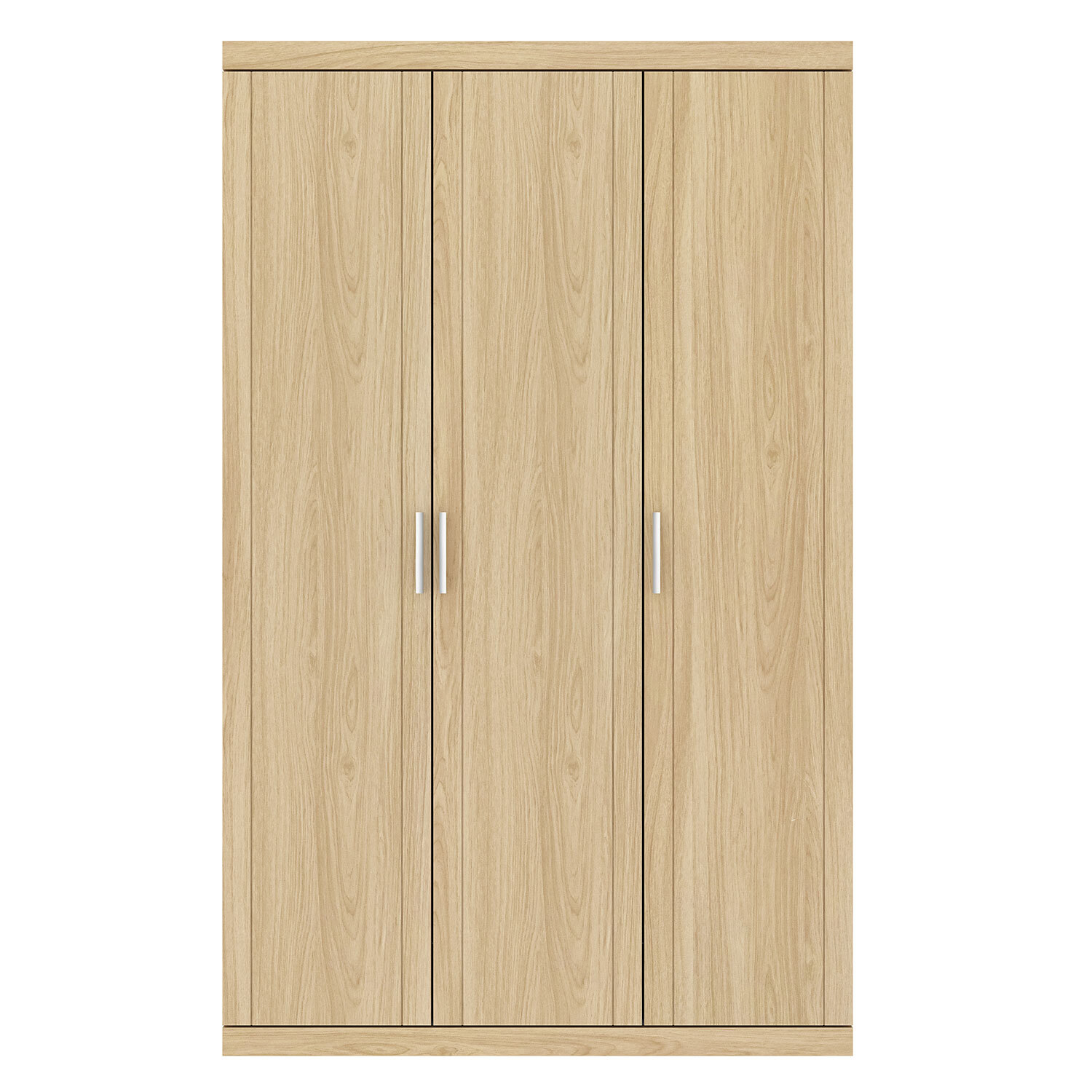 Compton 3 Door Euro Oak Wardrobe Image 2