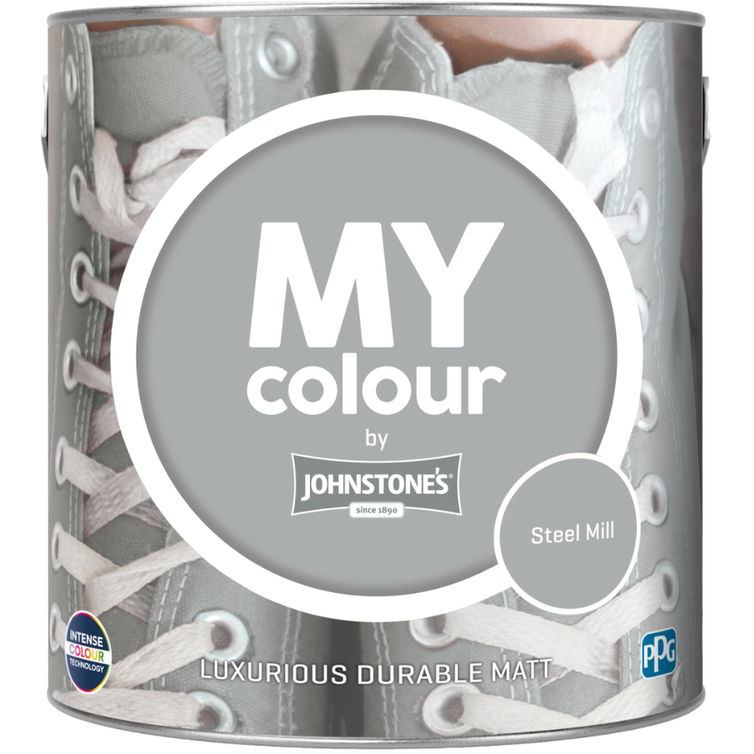 Johnstone's MY Colour Luxurious Durable Matt Paint Steel Mill Image 5