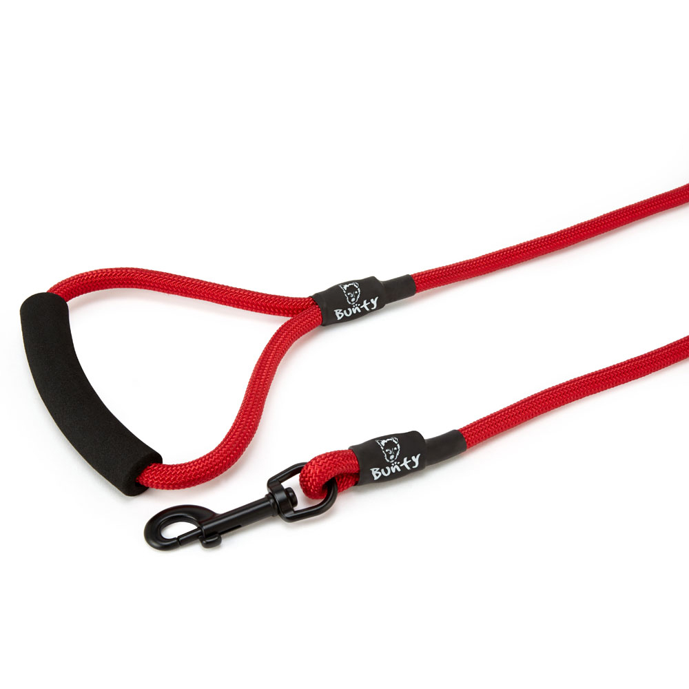 Bunty Extra Large Red Rope Lead Image 2