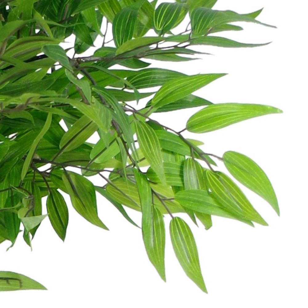 Botanik Ruscus Ficus Artificial Tree with Real Wood Trunk in Pot 3.3ft Image 3