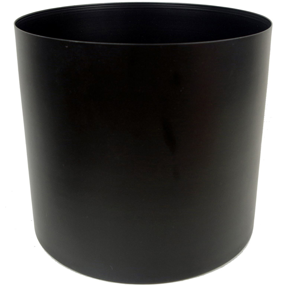 Leaf Black Metal Planter 20 x 18cm Image 1