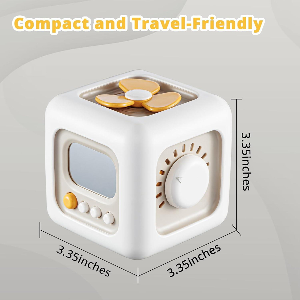 Dyzi Montessori Sensory Cube Engaging Toy Image 6