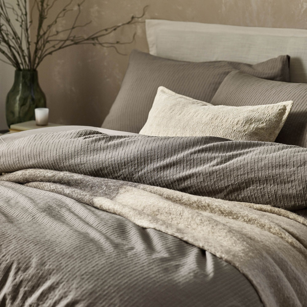 Yard Ramas Natural Jacquard Polyester Filled Cushion Image 2