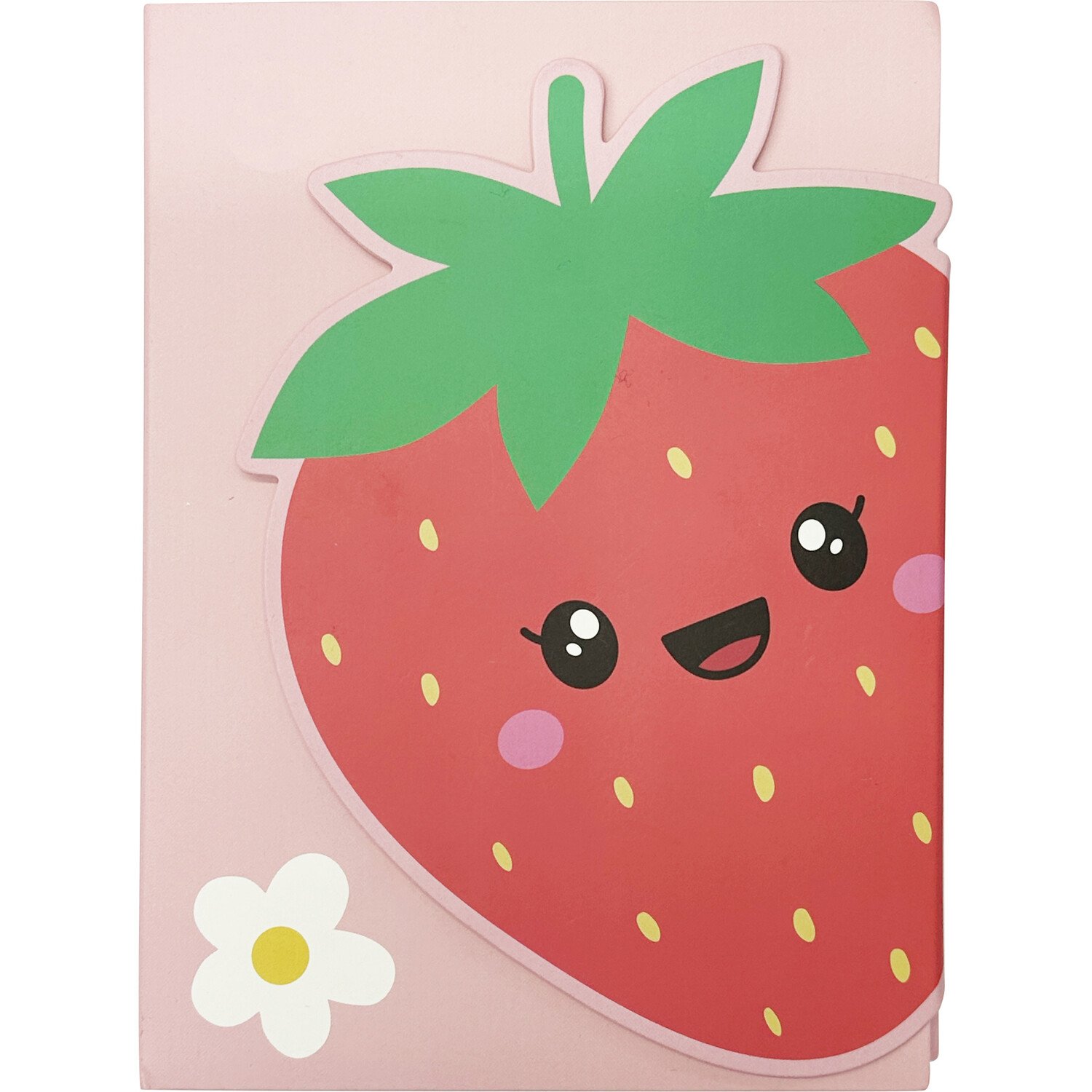 Strawberry Sticky Notes Set - Pink Image 1