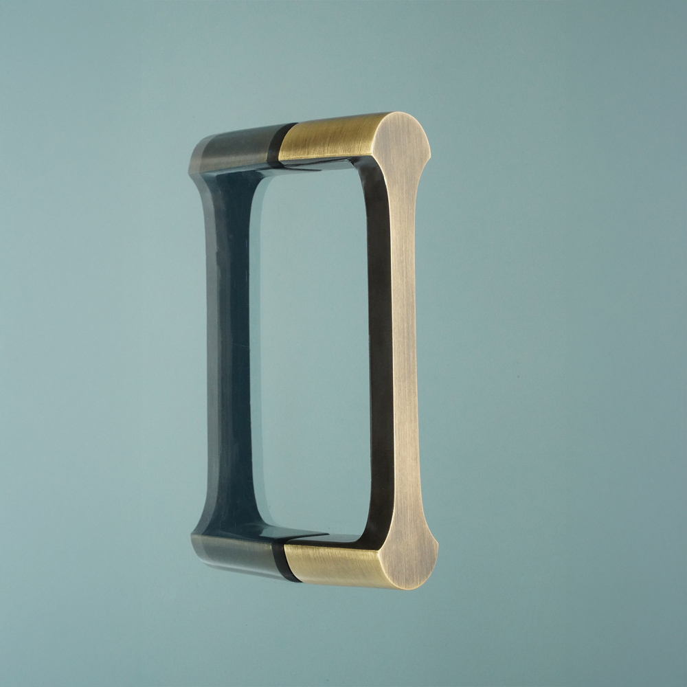 Spira Brass Tulip Antique Brass Cabinet Pull Handle 115mm Image 2