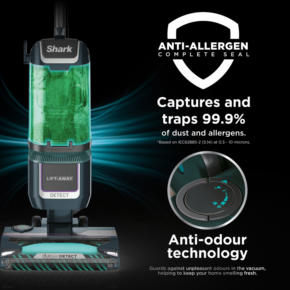 Shark Detect LA791UKT XL Adriatic Teal Pet Pro Corded Upright Vacuum Image 8