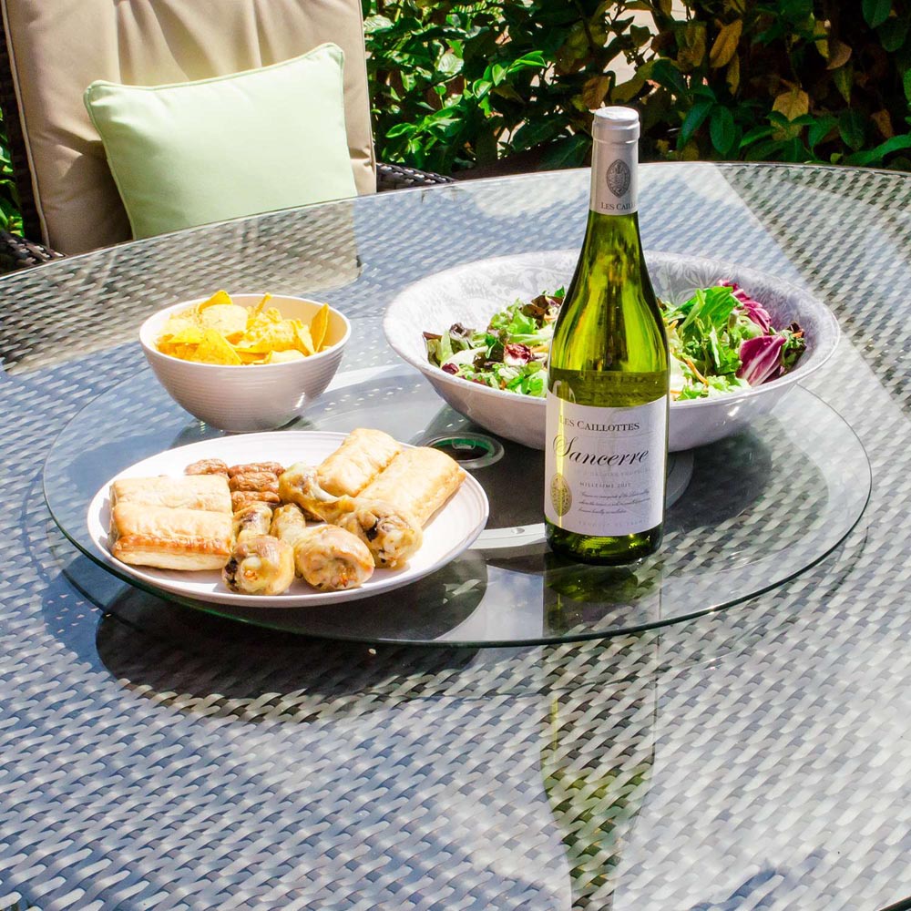 Glass Lazy Susan60cm N12054 Wilko