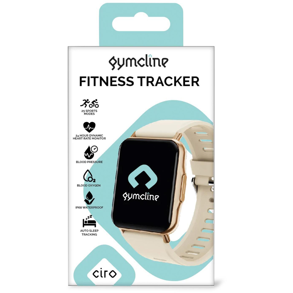 Gymcline Ciro Cream Fitness Tracker with 25 Sports Modes Image 6