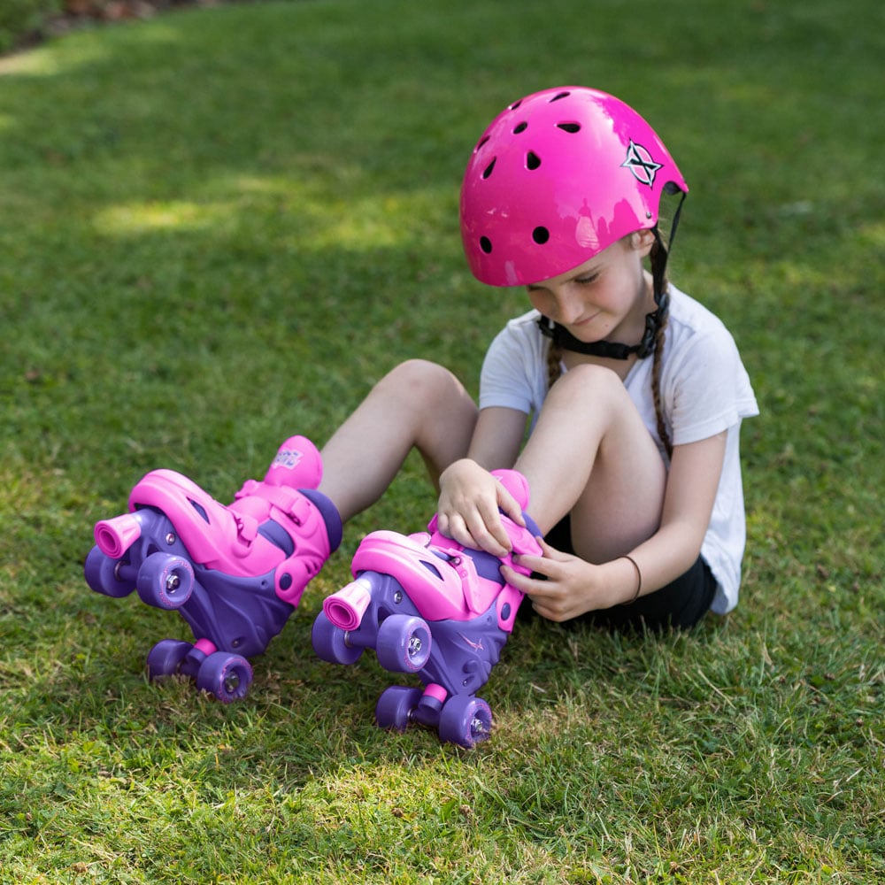 Xootz Purple Kids Quad Skates Size 9-12 Image 5